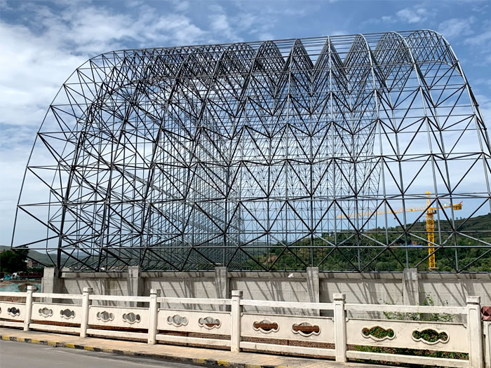 公主岭山寨矿储煤棚网架